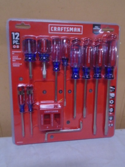 Brand New 12pc Craftsman Screwdriver Set