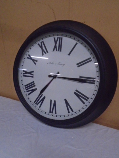 Arbor & Emery Round Wall Clock
