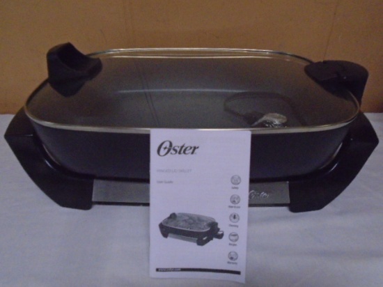 Oster Hinged Lid Non-Stick Electric Skillet