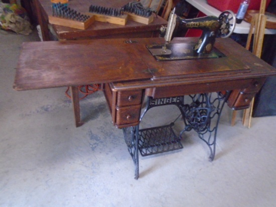 Antique Singer Treadall Sewing Machine