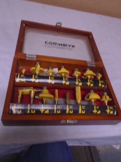 16pc Set of Columbian Router Bits