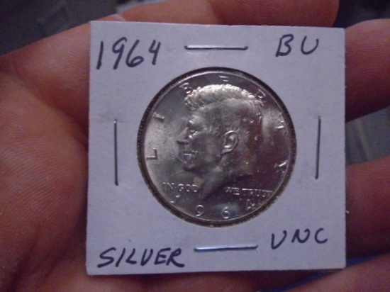 1964 Silver Kennedy Silver Half Dollar