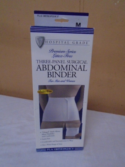 Hospital Grade 3 Panel Surgical Abdominal Binder For Men & Women