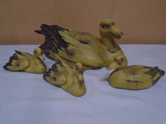 4pc Set of Ducks