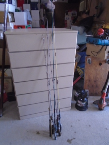 Large Group of Rod & Reels