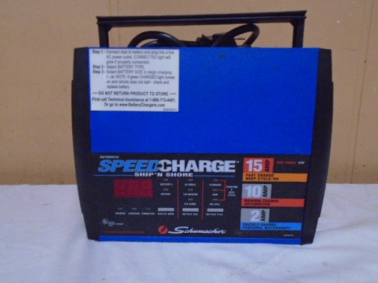 Schumaker Speed Charge 15amp Ship'N Shore Battery Charger