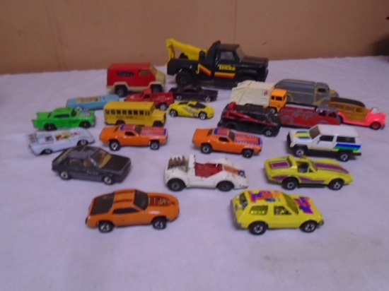 Large Group of Tonka & Die Cast Cars & Trucks