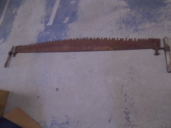 2 Man Cross Cut Saw w/ Both Handles