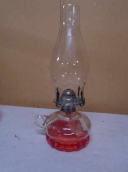 Glass Finger Oil Lamp