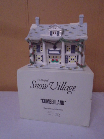 Department 56 Hand Painted Lighted Ceramic Cumberland House