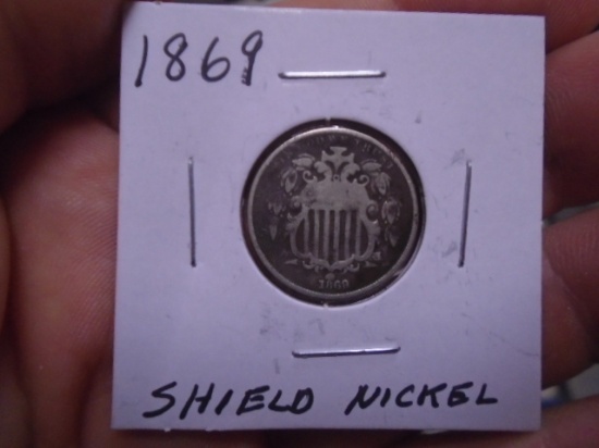 1869 Shield Nickle