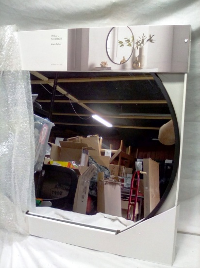 Brand New Project 62 Black Framed 28" Wall Mirror