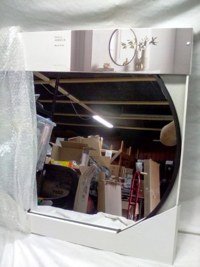Brand New Project 62 Black Framed 28" Wall Mirror