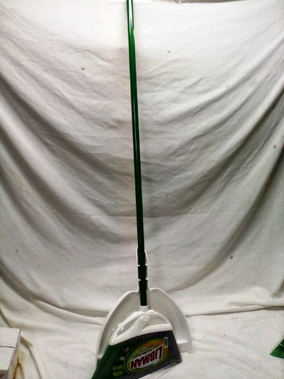 Linman 14" Angle Broom with Dustpan