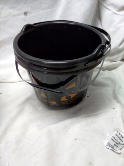 Qty. 3 Black Composite Trick or Treat buckets