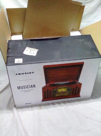 Crosley Musician Entertainment Center with Bluetooth Reciever and Turntable