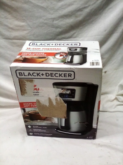 Black and Decker 12 Cup Thermal Programmable CoffeeMaker