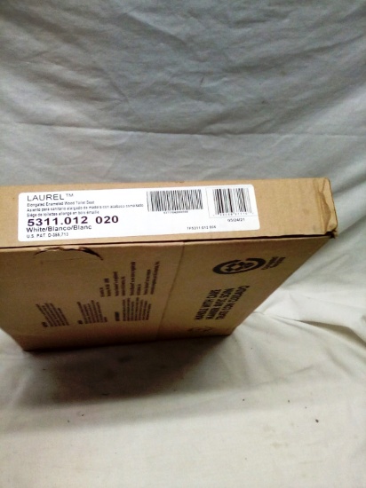 Laurel White Elongated Toilet Seat Still Sealed in the box