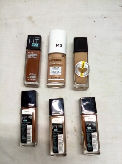 Qty. 6 Misc. Make Up Foundations