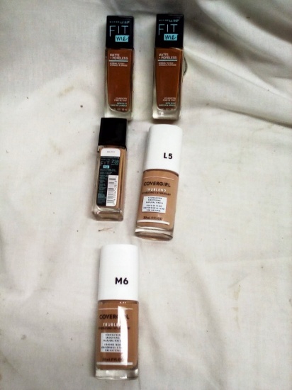 Qty. 5 Misc. Make Up Foundations