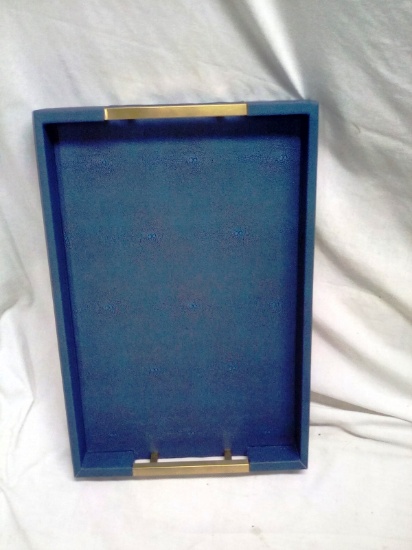 Home Redefined Brass Handled Service Tray 18"x12"