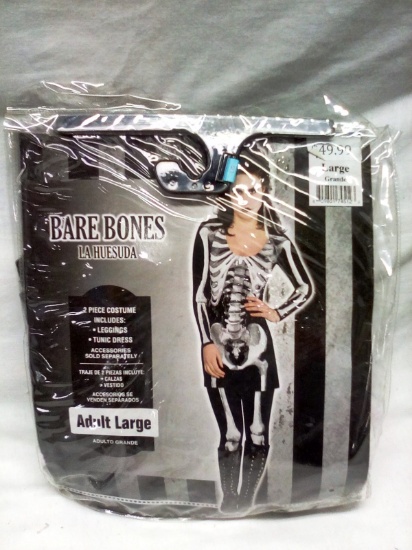 Adult Large Skeleton Costume