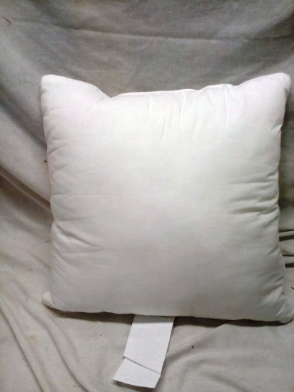 16 X 16 White Pillow