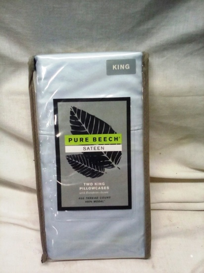 Pure Beech King Blue Pillow Cases