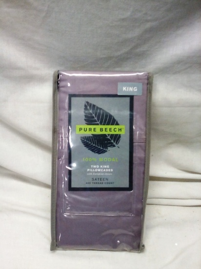 Pure Beech King Purple Pillow Cases