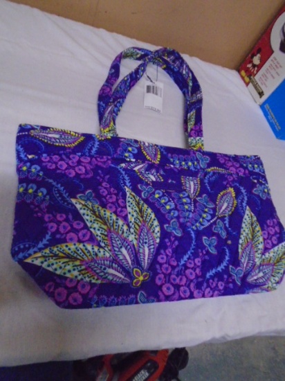 Ladies Vera Bradley Batik Leaves Mandy Bag