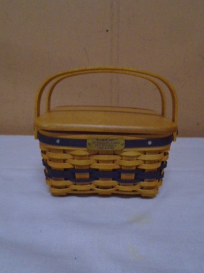 Longaberger JW Collection Miniature 2002-2003 Edition Cake Basket