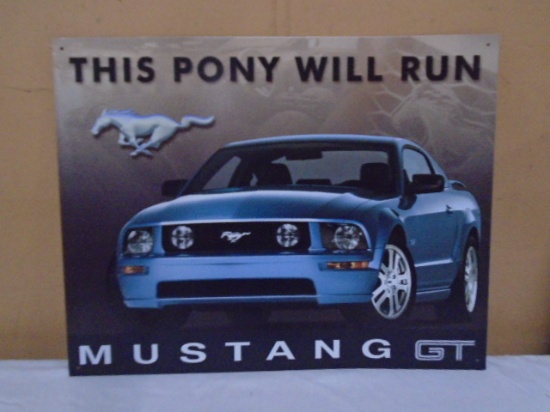 Ford Mustang FT Metal Sign