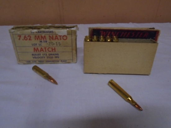 13 Rounds of 7.62 MM Nato and 11 Rounds of 220 Winchester Swift