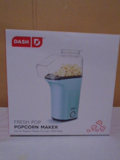 Dash Fresh Pop Hot Air Popcorn Popper