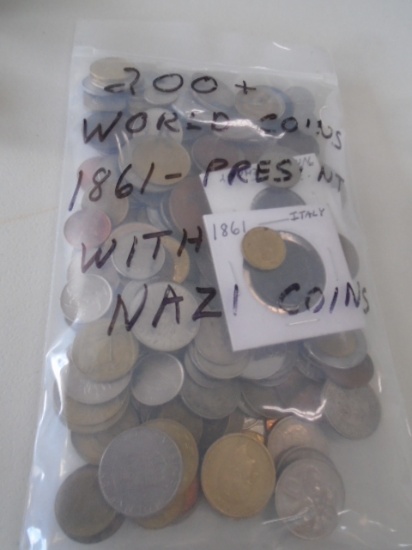 200 + Foreign Coins