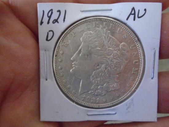 1921 D-Mint Morgan Silver Dollar
