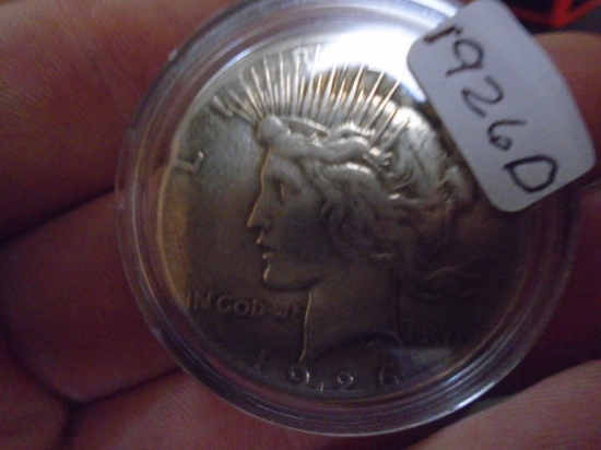 1926 D-Mint Silver Peace Dollar