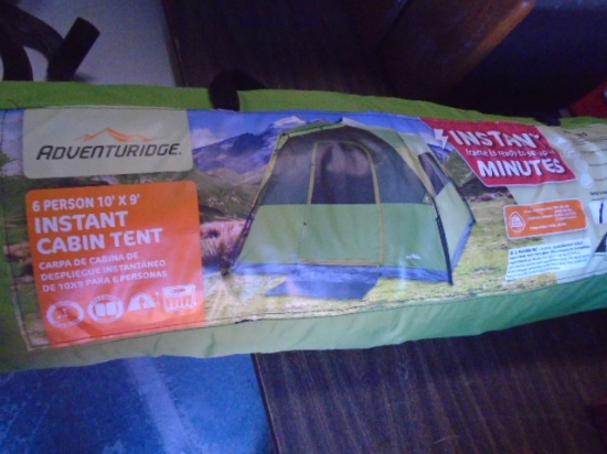 Adventuridge 6 Person 10ftx9ft Instant Cabin Tent