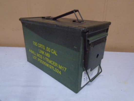 Metal Military 50cal Ammo Can