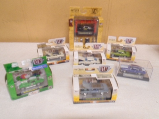 7pc group of 1:64 Scale M2 Machines Die Cast Cars