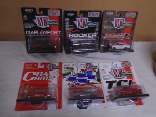 6pc Group of 1:64 Scale M2 Machines Die Cast Cars & Trucks
