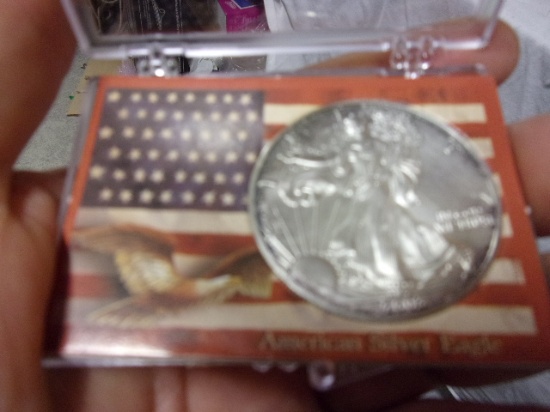 2003 American Silver Eagle 1oz Fine Silver Silver Dollar