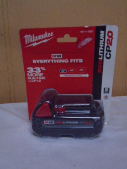 Brand New Milwaukee M18 Red Lithium Ion CP 2.0 Battery