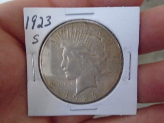 1923 S-Mint Silver Peace Dollar