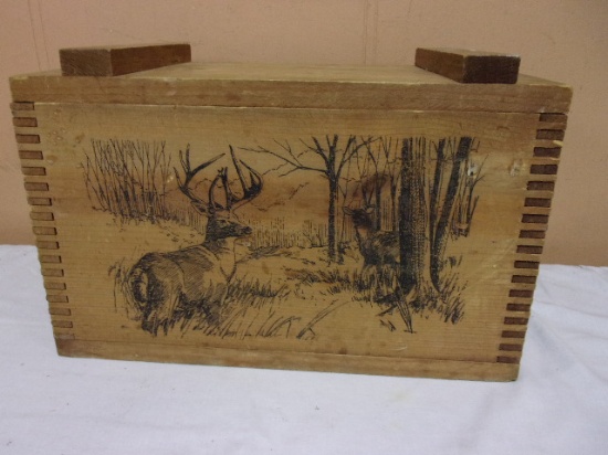 Wooden Dovetailed Ammo Storage Box