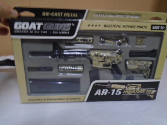 Goat Guns 1:3 Scale Die Cast AR-15 Miniature Toy