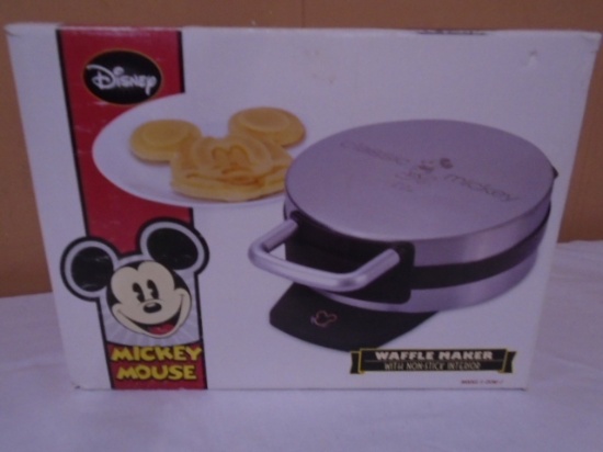 Disney Mickey Mouse Non-Stick Waffle Maker