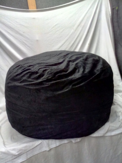 Giant Black 3' Diameter Bean Bag Chair