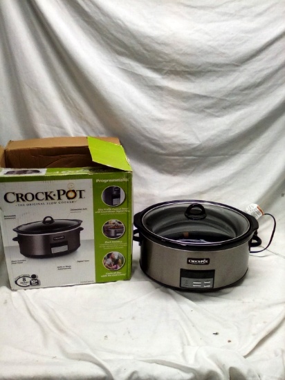 8qt Oval Crock Pot Slow Cooker