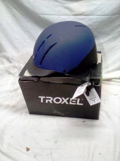 Troxel Flip Fold Size Large Riding Helmet (Blue)